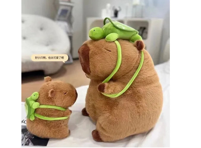 Foto 6 pulgar | Xtellar Peluche Carpincho Marrón Premium De 35cm, Ideal Para Bebés Y Regalo De Celebraciones