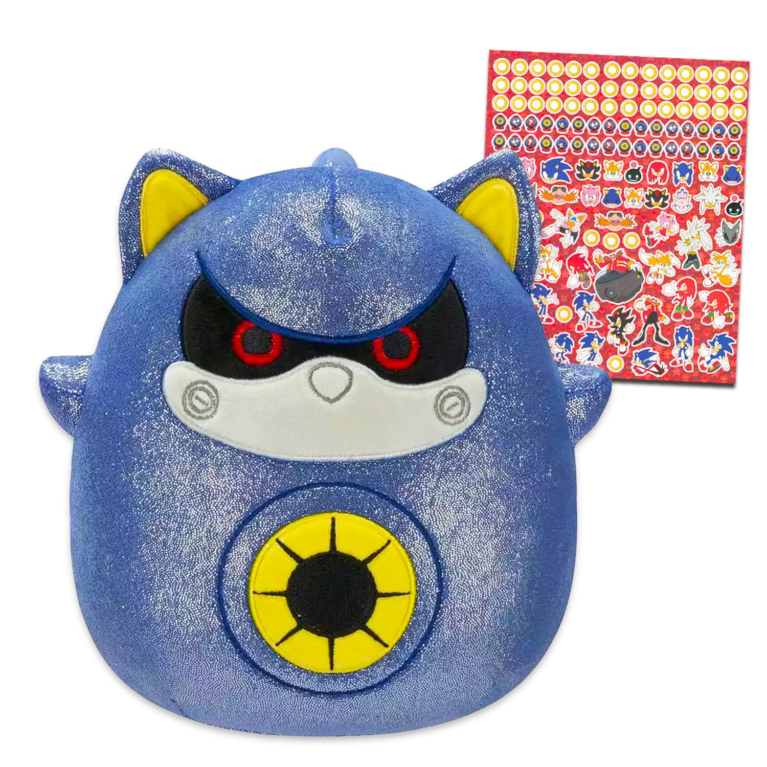 Juguete De Peluche Sonic The Hedgehog Squishmallow Con Metal Sonic 20 Cm - Venta Internacional.