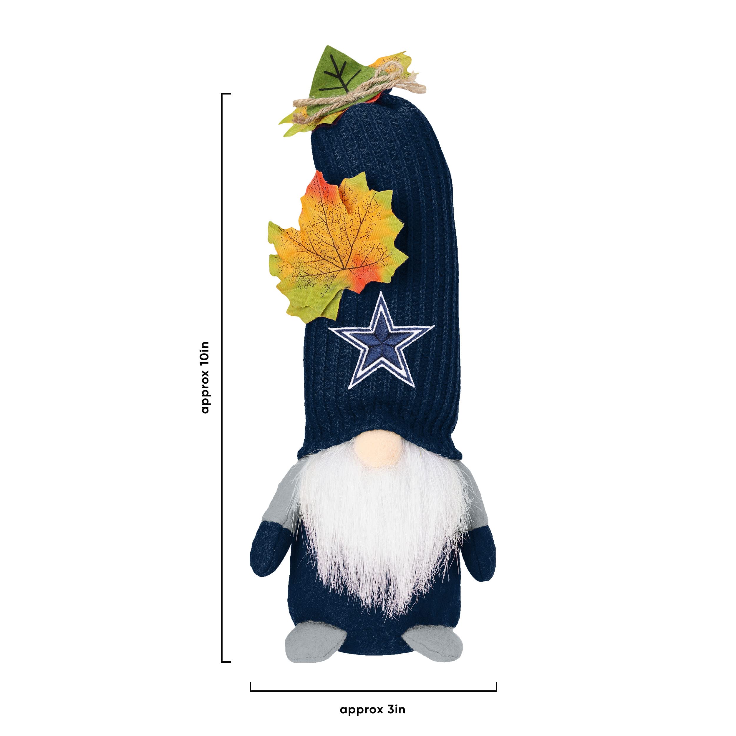 Foto 4 | Plush Gnome Foco Dallas Cowboys Nfl Harvest Material Mixto - Venta Internacional.