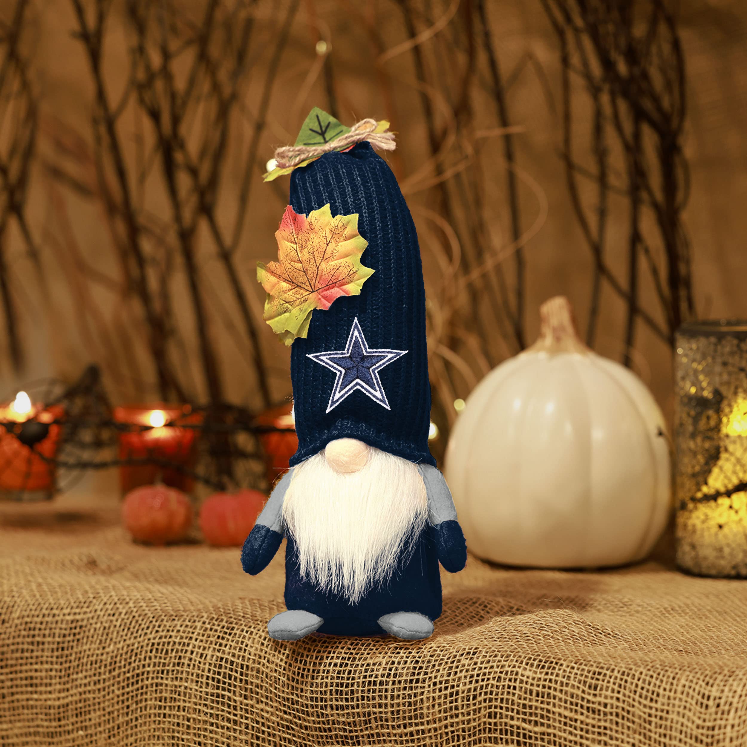 Foto 5 | Plush Gnome Foco Dallas Cowboys Nfl Harvest Material Mixto - Venta Internacional.