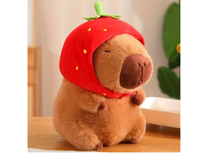 Foto 6 pulgar | Xtellar Peluche Capibara Kawaii De 35cm, Ideal Para Niños Y Bebés, Regalo Espectacular Y Realista
