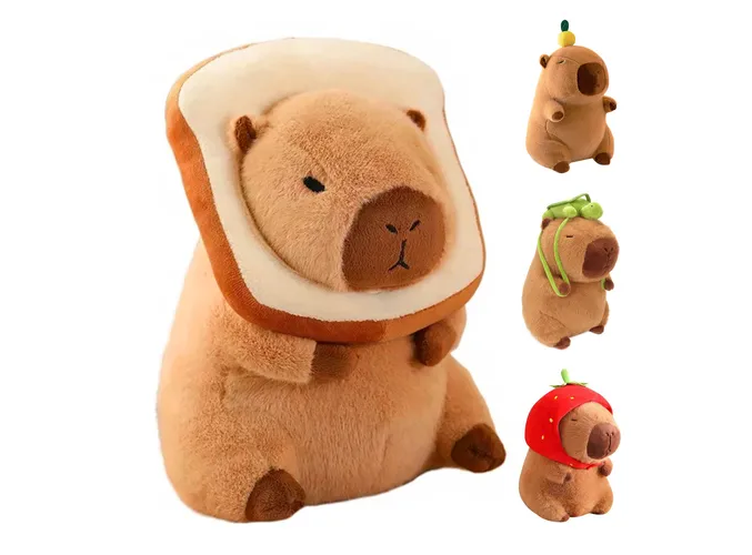 Foto 2 pulgar | Xtellar Peluche Capibara Kawaii De 35cm, Ideal Para Niños Y Bebés, Regalo Espectacular Y Realista