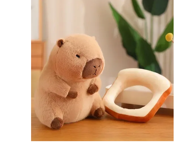Foto 3 pulgar | Xtellar Peluche Capibara Kawaii De 35cm, Ideal Para Niños Y Bebés, Regalo Espectacular Y Realista