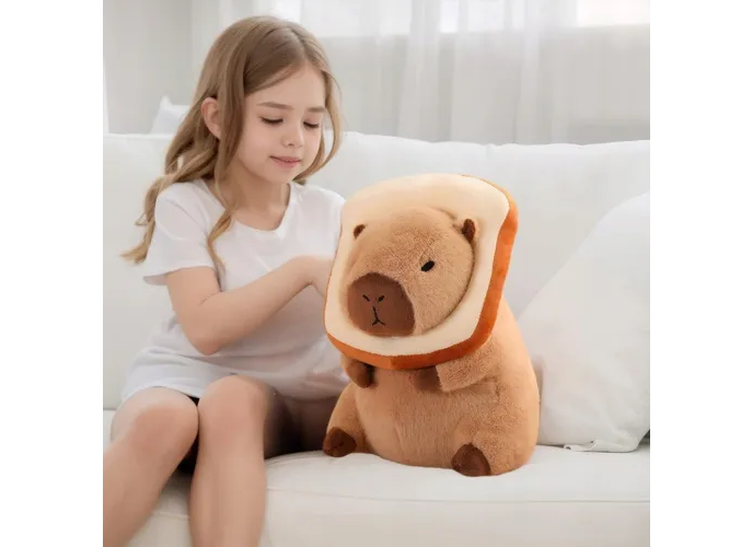 Foto 6 pulgar | Xtellar Peluche Capibara Kawaii De 35cm, Ideal Para Niños Y Bebés, Regalo Espectacular Y Realista