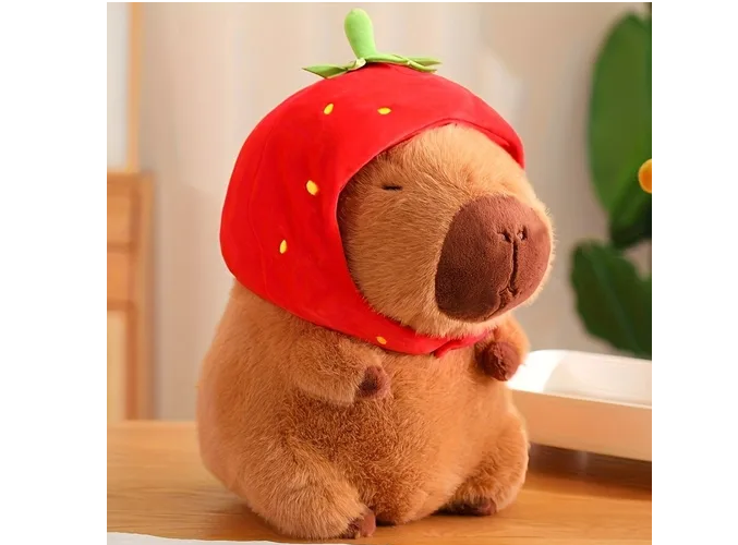 Foto 6 pulgar | Xtellar Peluche Capibara Kawaii De 35cm, Ideal Para Niños Y Bebés, Regalo Espectacular Y Realista
