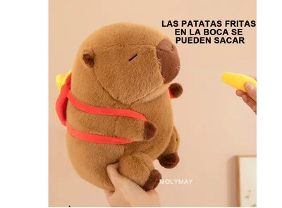 Foto 3 | Adorable Muñeco De Peluche Capibara Xtellar, Realismo Encantador, 30cm