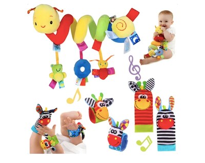 Foto 1 | Peluche Xtellar Sonaja Juguete Espiral Para Bebe Carriola, Cuna 5pcs