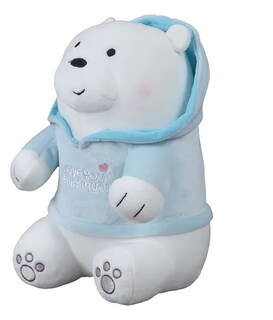 Foto 1 | Oso Polar Xtellar - Peluche Suave, Adorable Y Portátil Con Sudadera Azul