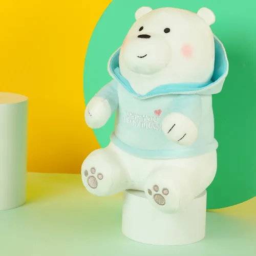 Foto 3 pulgar | Oso Polar Xtellar - Peluche Suave, Adorable Y Portátil Con Sudadera Azul