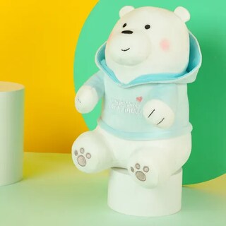 Foto 2 | Oso Polar Xtellar - Peluche Suave, Adorable Y Portátil Con Sudadera Azul