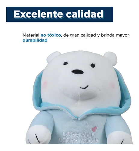 Foto 5 pulgar | Oso Polar Xtellar - Peluche Suave, Adorable Y Portátil Con Sudadera Azul