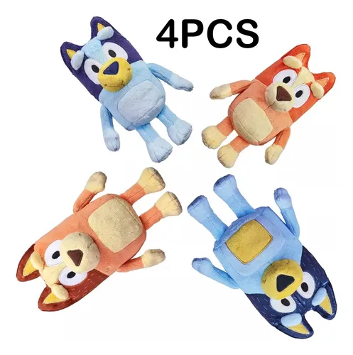 Foto 3 pulgar | Familia Xtellar Bluey En Peluche - Set De 4 Peluches Premium Para Coleccionistas Y Niños