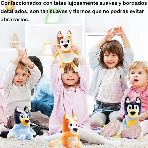 Foto 5 pulgar | Familia Xtellar Bluey En Peluche - Set De 4 Peluches Premium Para Coleccionistas Y Niños