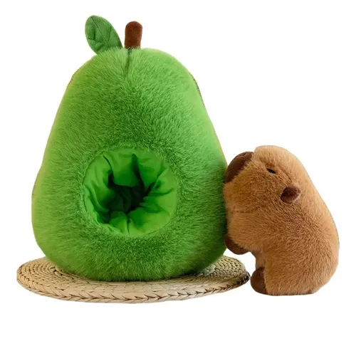 Peluche Xtellar Capibara Y Aguacate 35cm Juguete Niños Regalo Mujer