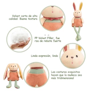 Foto 2 | Peluche Xtellar Grande Conejo 70 Cm Juguete Para Niños Ajustable