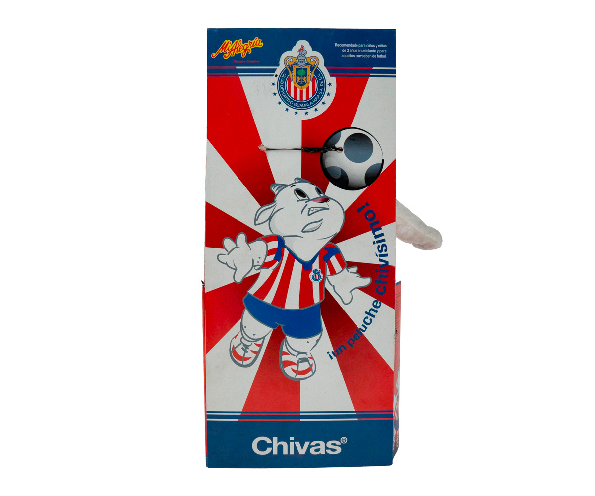 Foto 4 pulgar | Peluche Grande Mascota De Futbol Chiva Con Sonido Mi Alegría