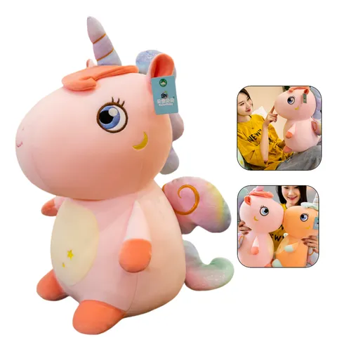 Foto 2 pulgar | 40cm Xtellar Peluche Unicornio Pony Arcoiris Tipo Almohada De Pie