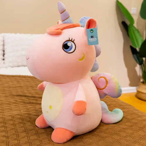 Foto 3 pulgar | 40cm Xtellar Peluche Unicornio Pony Arcoiris Tipo Almohada De Pie
