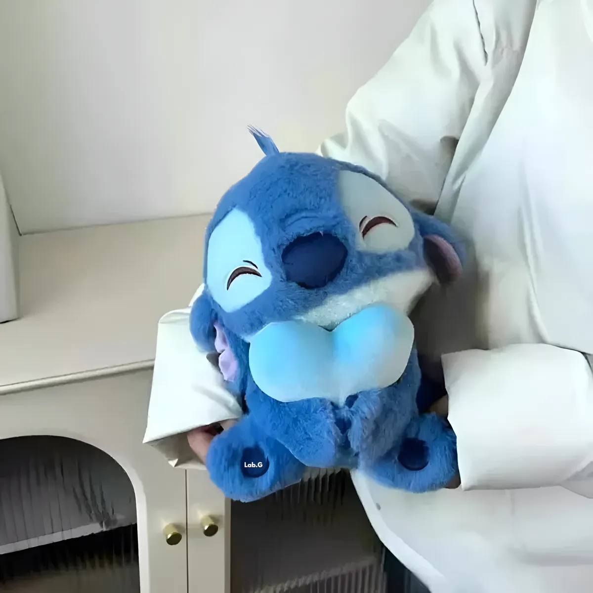 Foto 2 | Stitch Peluche Lab.g Juguetes Corazon Azul