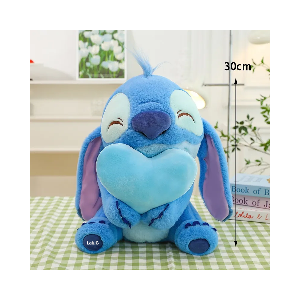 Foto 5 pulgar | Stitch Peluche Lab.g Juguetes Corazon Azul