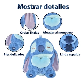 Foto 5 | Stitch Peluche Lab.g Juguetes Corazon Azul