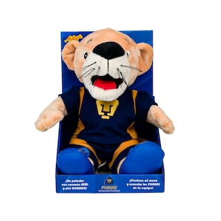 Foto 1 | Peluche Grande Mascota De Futbol Pumas Con Sonido Mi Alegría