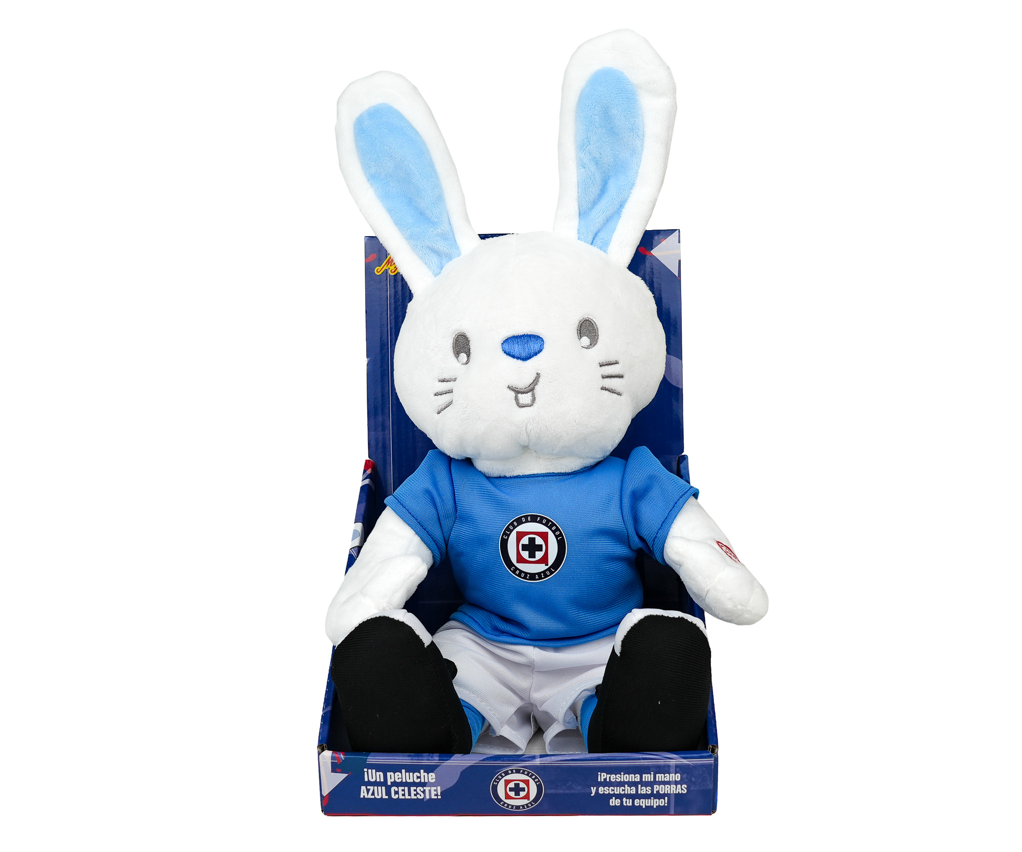 Foto 2 pulgar | Peluche Mascota De Futbol Cruz Azul Con Sonido Mi Alegría