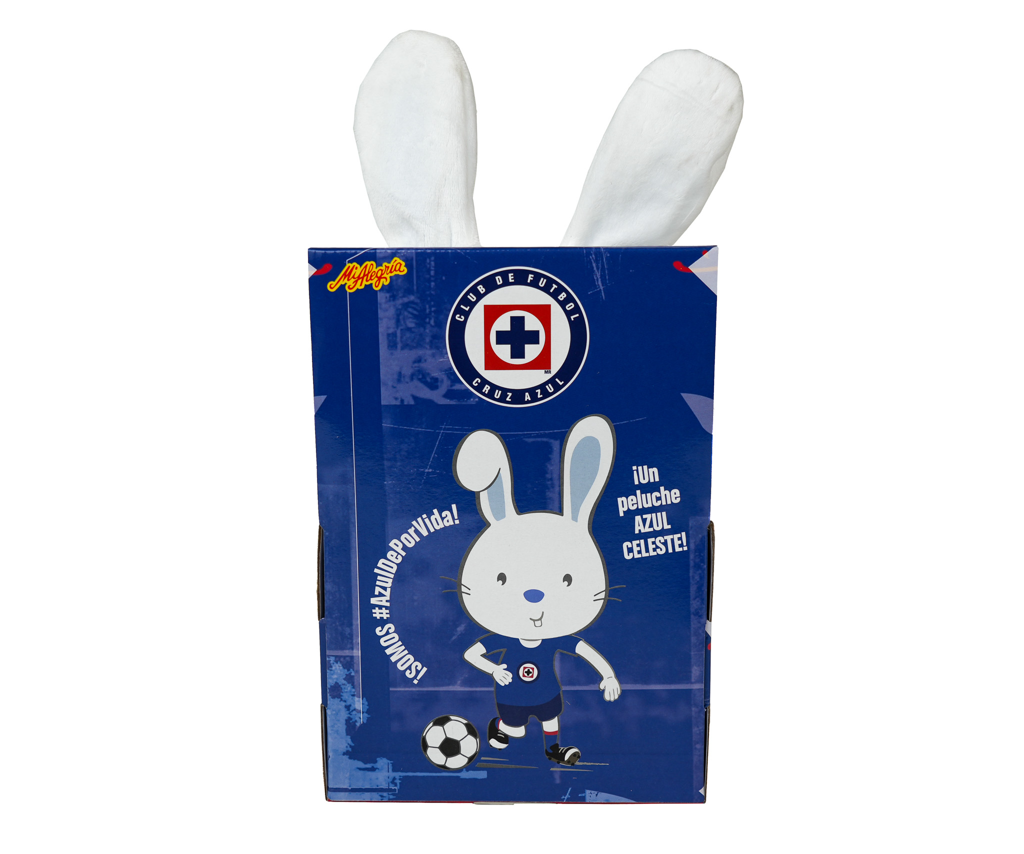 Foto 4 pulgar | Peluche Mascota De Futbol Cruz Azul Con Sonido Mi Alegría