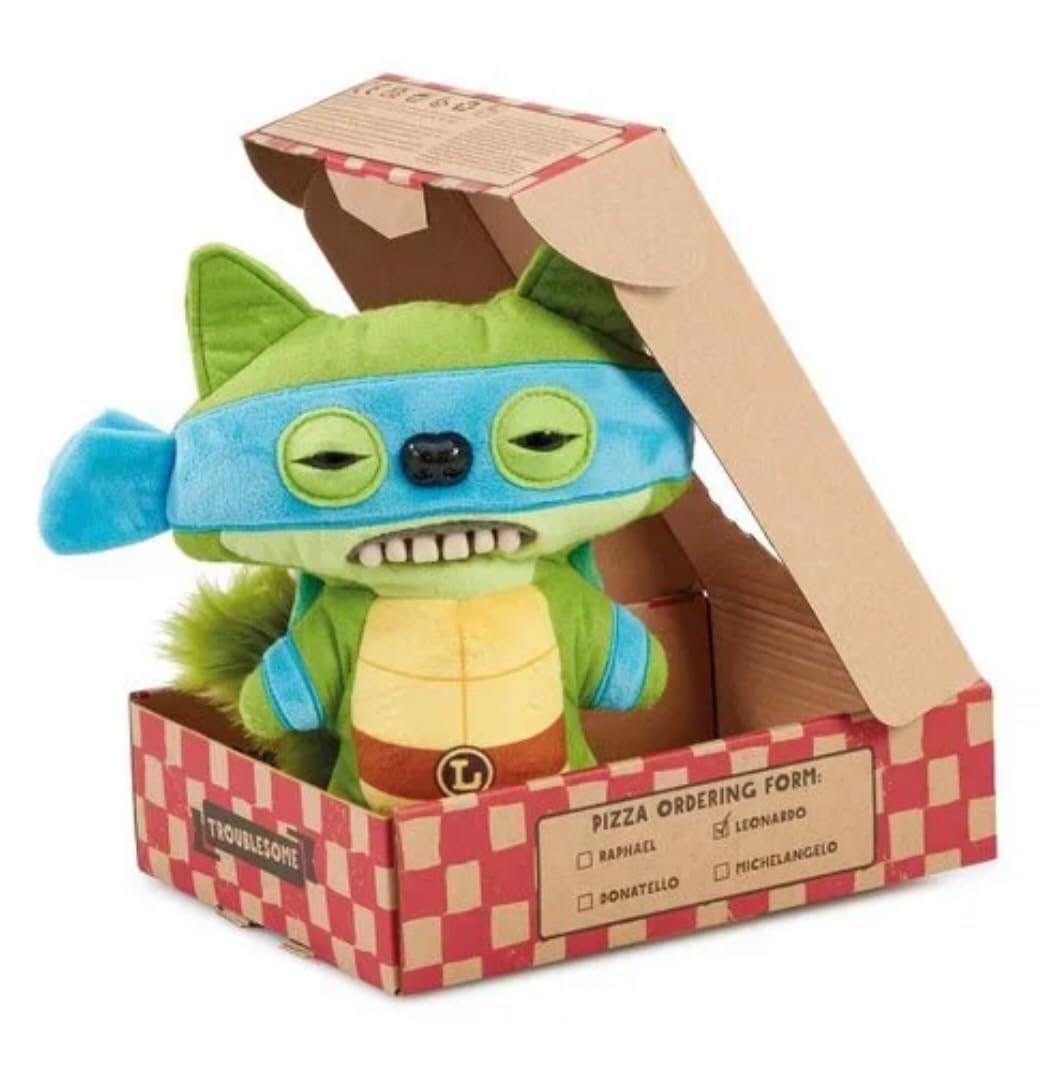 Foto 5 pulgar | Figura De Peluche Fuggler Funny Ugly Monster Ninja Turtles Leonardo - Venta Internacional.