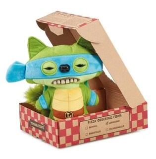 Foto 4 | Figura De Peluche Fuggler Funny Ugly Monster Ninja Turtles Leonardo - Venta Internacional.