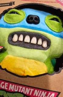 Foto 5 | Figura De Peluche Fuggler Funny Ugly Monster Ninja Turtles Leonardo - Venta Internacional.