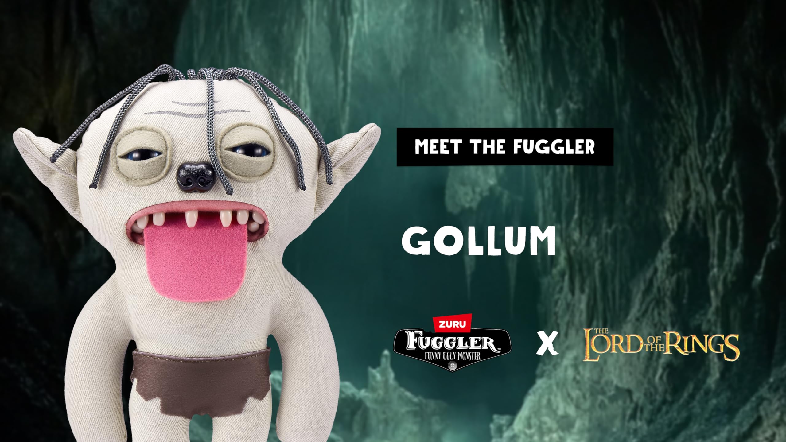Foto 6 | Peluche Fuggler El Señor De Los Anillos Sméagol De Zuru, 23 Cm - Venta Internacional.