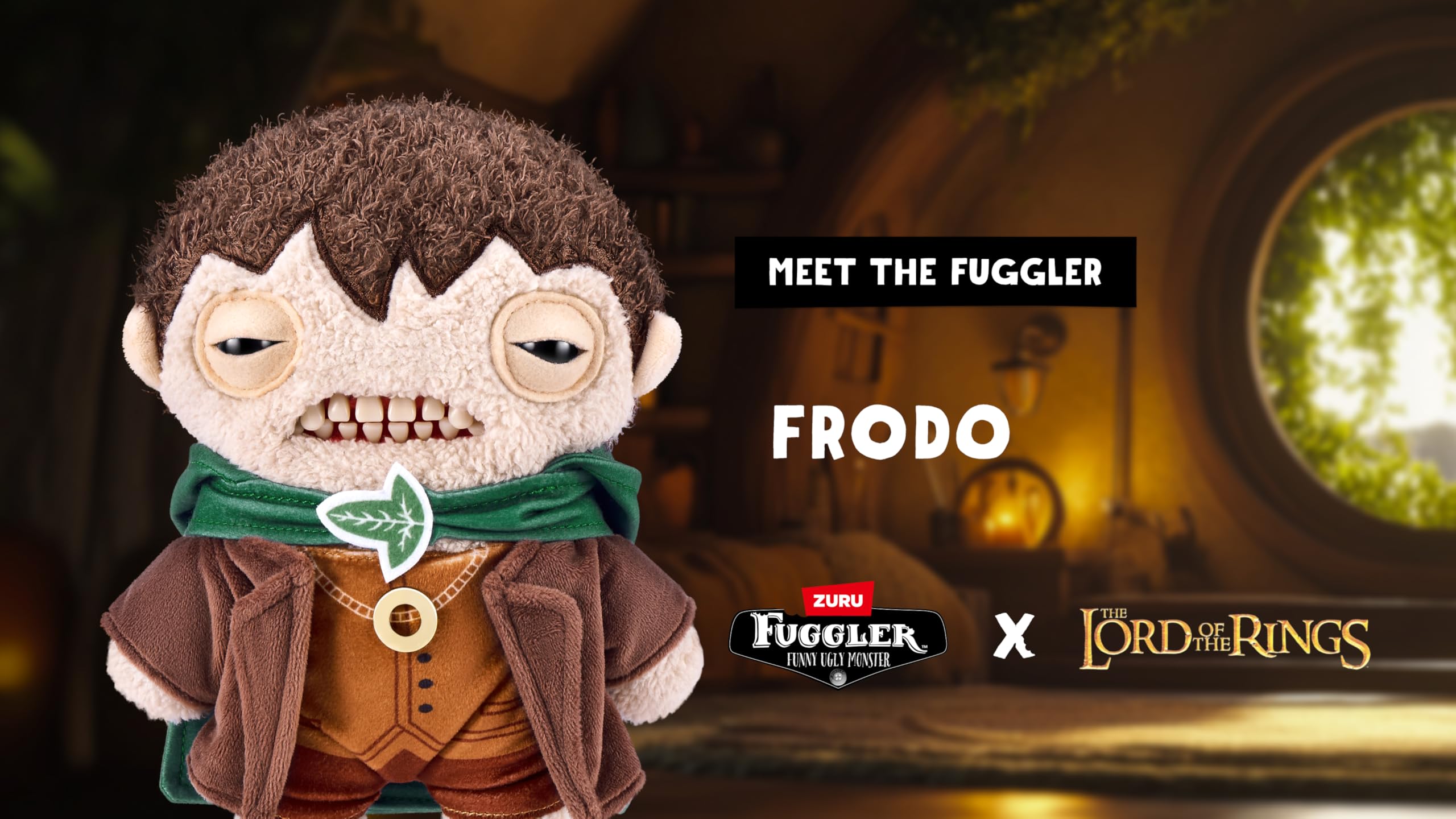 Foto 7 pulgar | Juguete De Peluche Fuggler El Señor De Los Anillos Frodo De Zuru, Coleccionable - Venta Internacional.