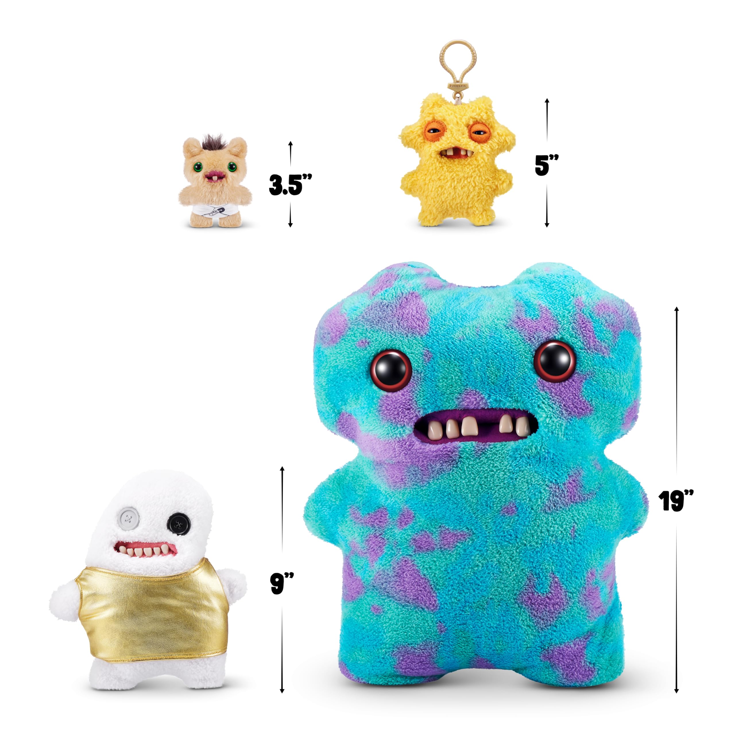 Foto 6 pulgar | Peluche Fuggler Gold Fuggs De Zuru Funny Ugly Monster - Venta Internacional.