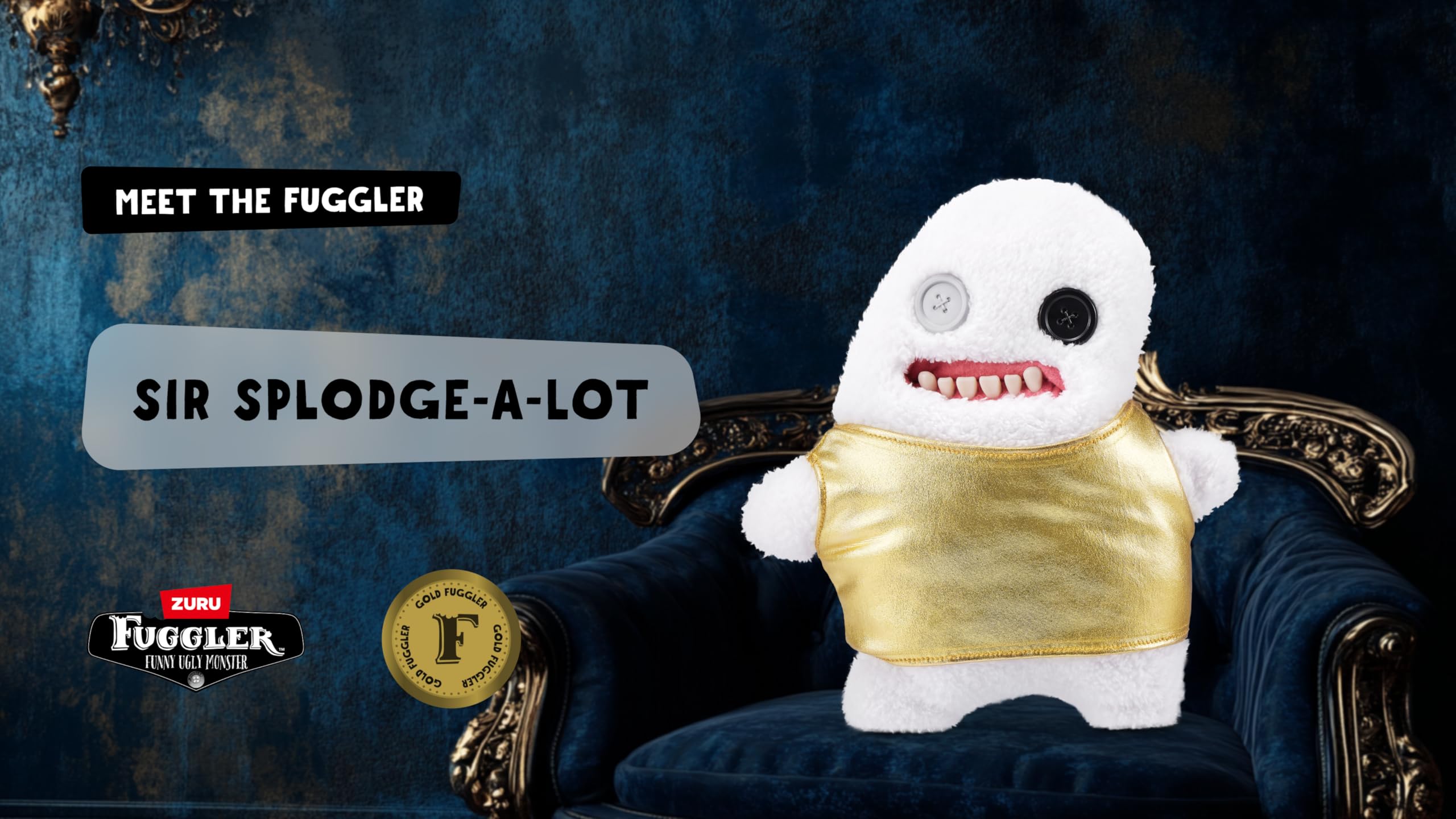 Foto 8 pulgar | Peluche Fuggler Gold Fuggs De Zuru Funny Ugly Monster - Venta Internacional.