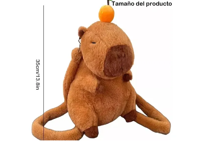 Foto 4 pulgar | Mochila Xtellar Capibara