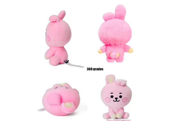 Foto 3 pulgar | Xtellar Peluche Gigante Bt21 - 22cm De Diseño Adorable Para Bebés Y Coleccionistas