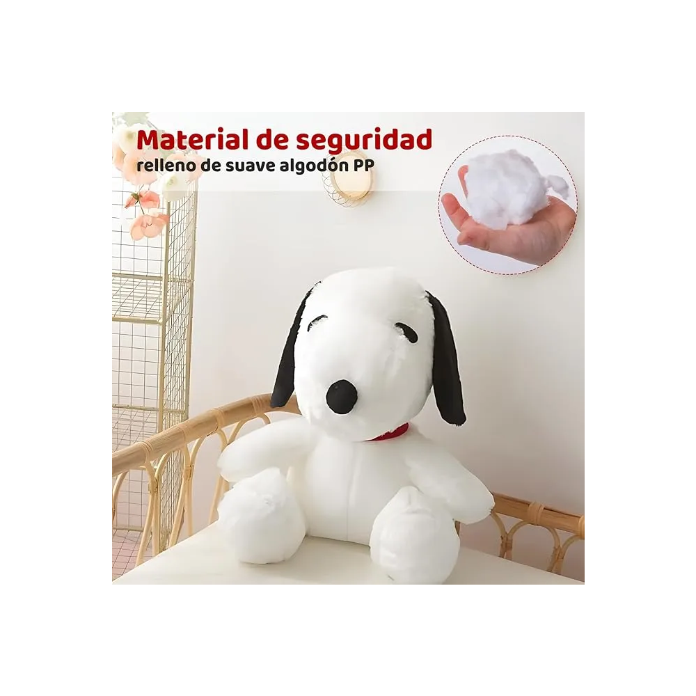 Foto 6 pulgar | Snoopy Kids Sleeping Buddy Lab.g Peluche Blanco