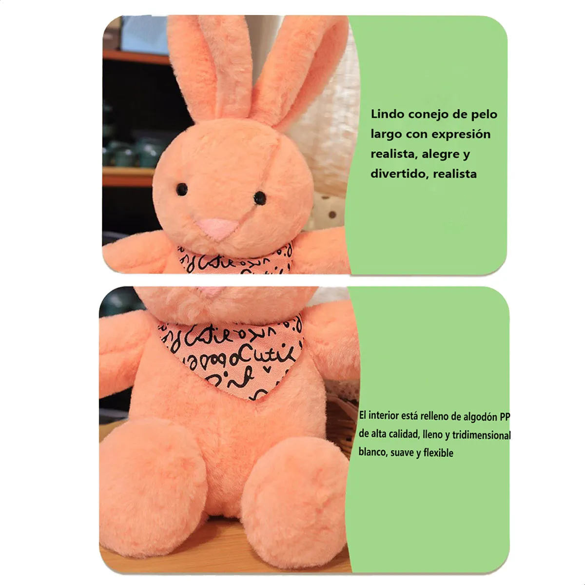 Foto 6 pulgar | 4pc Peluche De Rabbit Belug 30cm