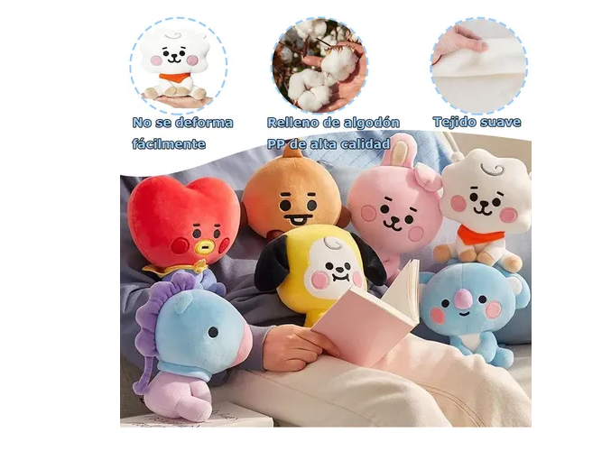 Foto 4 pulgar | Peluches Encantadores Bt21 7 Xtellar 22cm