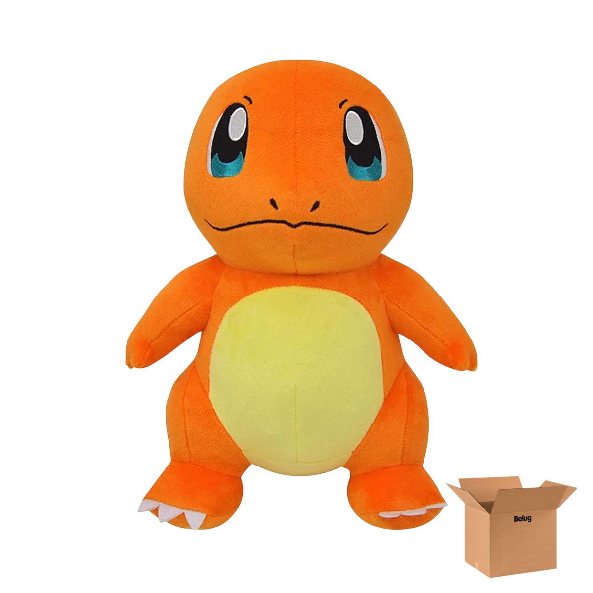 Peluche Dragón De Fuego Belug Naranja