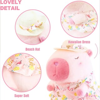 Foto 4 | Capibara Peluche Belug Rosa Vestido