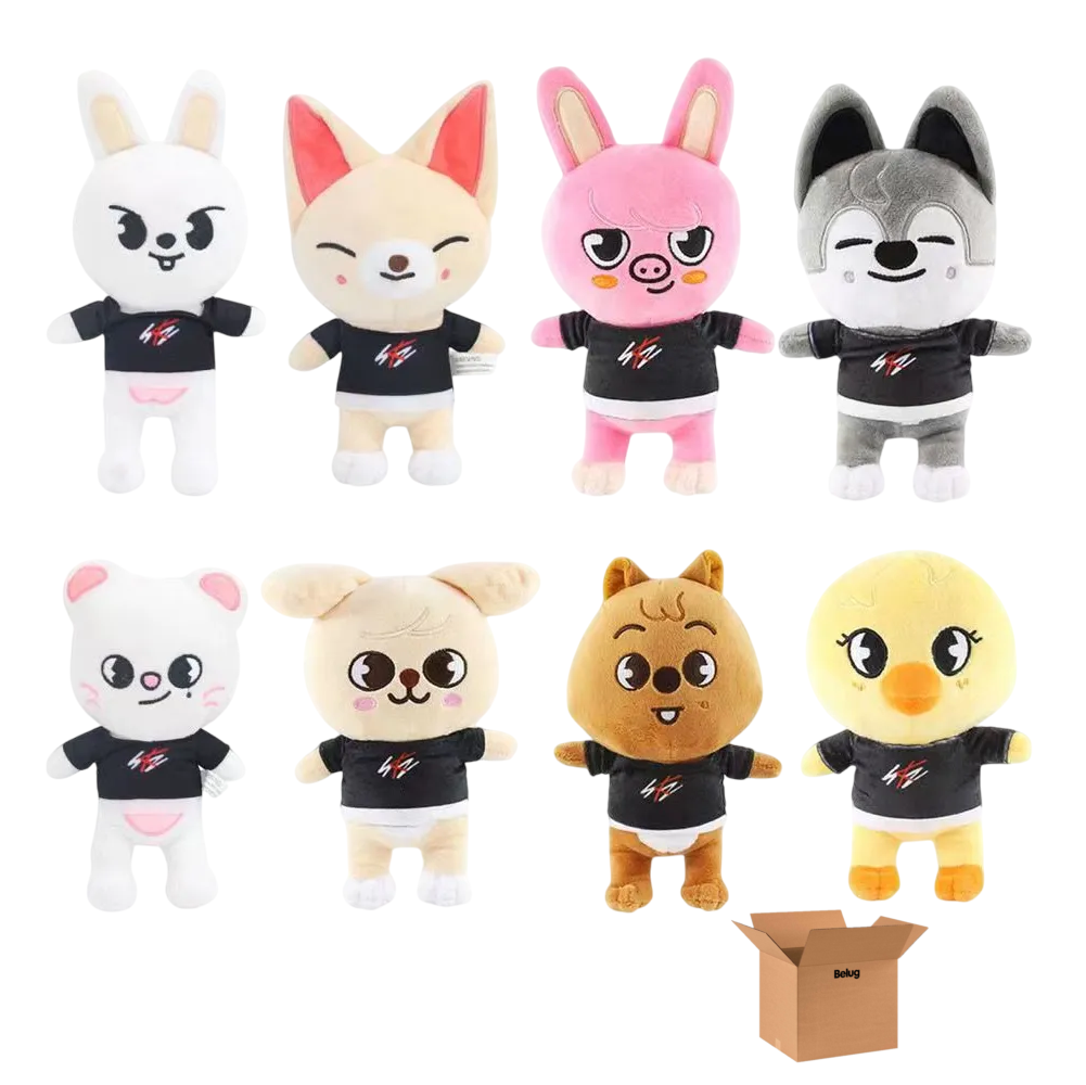 8pc Muñecos Belug Peluches 20cm Multicolor