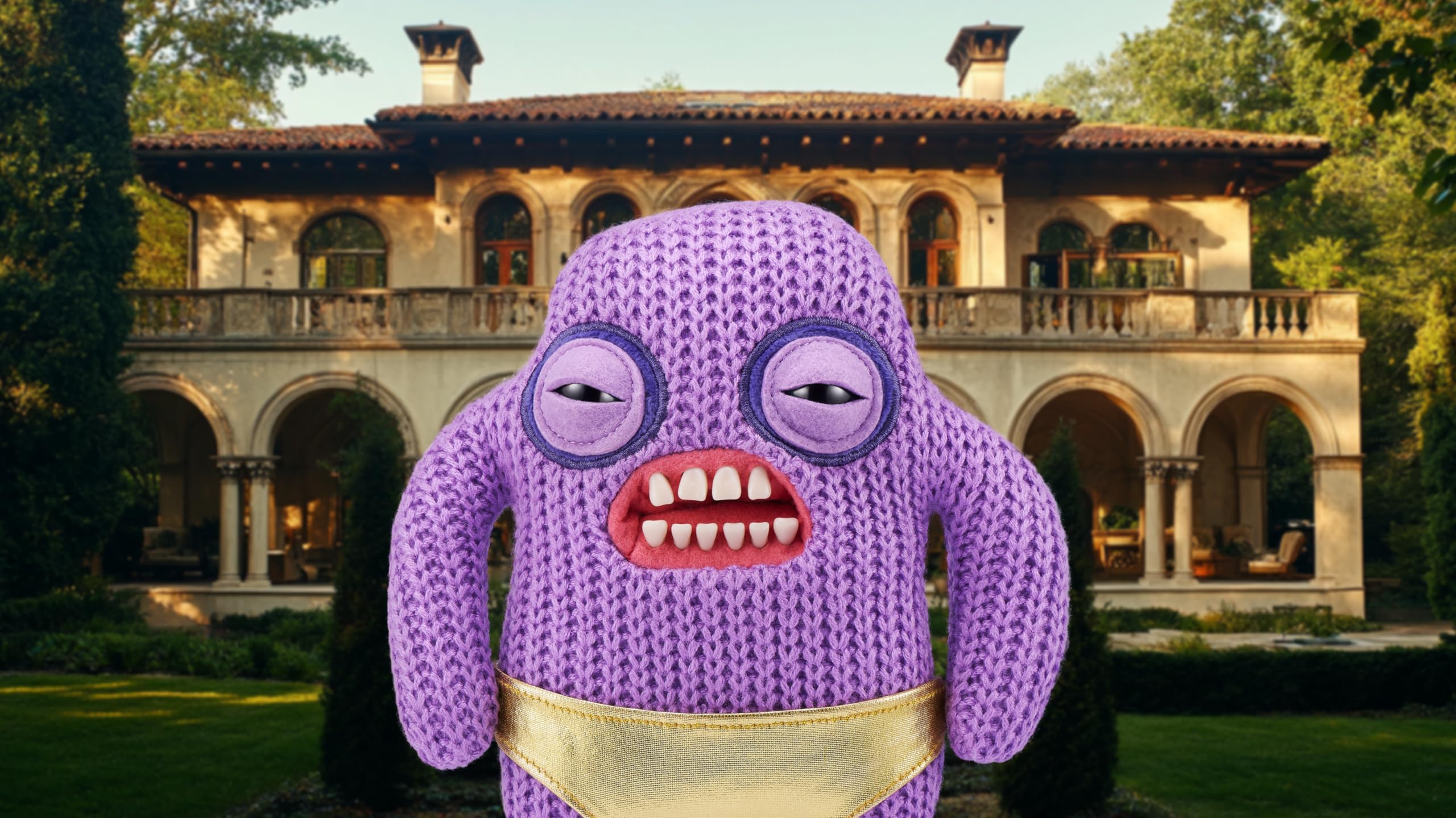 Foto 6 pulgar | Peluche Fuggler Gold Fuggs De Zuru Funny Ugly Monster - Venta Internacional.