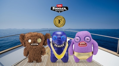 Foto 7 | Peluche Fuggler Gold Fuggs De Zuru Funny Ugly Monster - Venta Internacional.