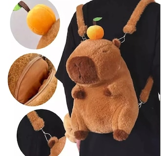 Foto 3 | Mochila Capibara Belug Cafe