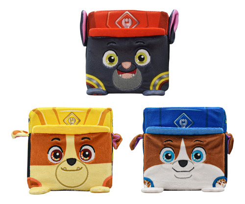 Paw Patrol Rubble And Crew Pack 3 Peluches #2 Spin Master