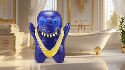 Foto 5 | Juguete De Peluche Fuggler Gold Fuggs De Zuru Funny Ugly Monster De 9 Pulgadas - Venta Internacional.