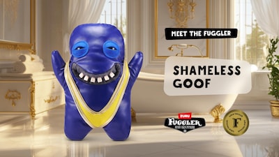 Foto 6 | Juguete De Peluche Fuggler Gold Fuggs De Zuru Funny Ugly Monster De 9 Pulgadas - Venta Internacional.