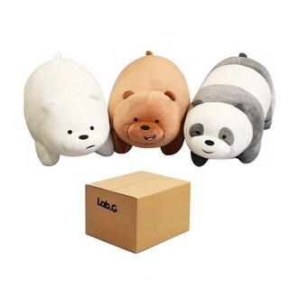 Foto 1 | 3pcs Osos Escandalosos 30 Cm Pardo, Polar Y Panda Lab.g Multicolor